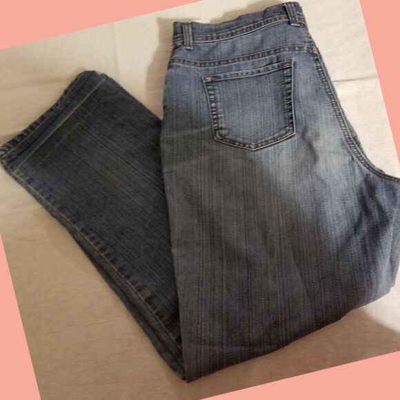 Gloria Vanderbilt wide leg jeans size 14 - Picture 1 of 5